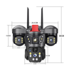 Camara Con Panel Solar Con 3 lentes