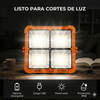 Foco para Emergencias Solar Recargable 5 Modos de iluminacion