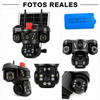 Camara Con Panel Solar Con 3 lentes